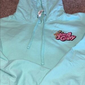 Yung Gravy concert tour teal Hoodie